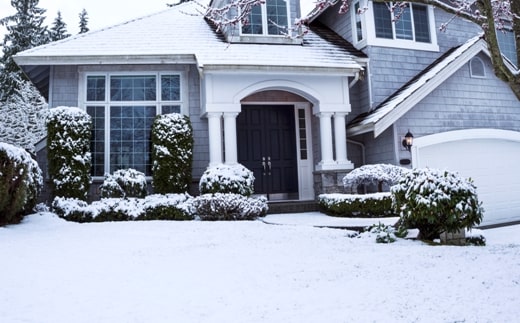 Wintertime Landscaping With Evergreens